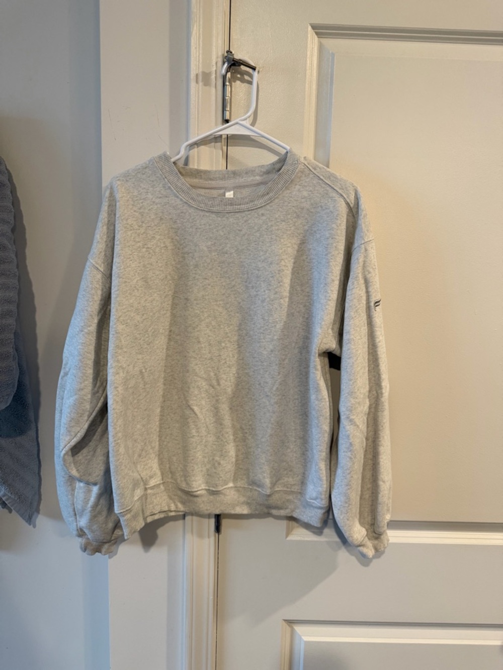 Fabletics Grey Crewneck Sweatshirt